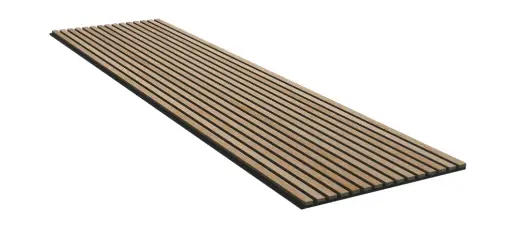 WoolWood® paneel naturel eik contrast donker 240cm